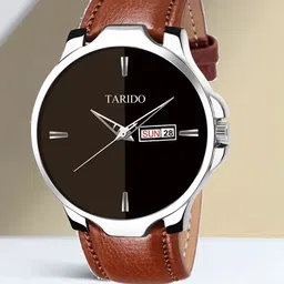 TARIDO Men Embellished Dial & Straps Analogue Watch TR_447-BLACK DIAL-SL-01-18