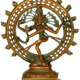 Exotic India Home Decore Ananda Tandava Of Nataraja Brass Statue-image-50