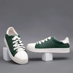 Big Fox Men Colourblocked Round Toe Lace-Ups Sneakers-image-61