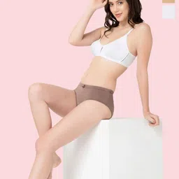 DressBerry Women Pack of 2 Full Coverage Non-Wired and Non Padded Bra-32
