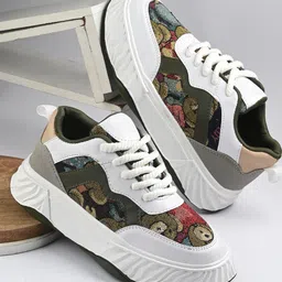 ARIVO Men Woven Design Sneakers-29