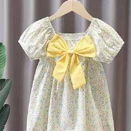 LULU & SKY Floral Print Cold-Shoulder Fit & Flare Dress-picture-51