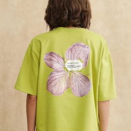 RAREISM Women Printed Raw Edge T-shirt-picture-31
