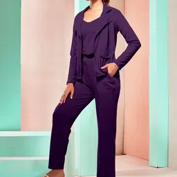 Mast & Harbour V-Neck Sleeveless Top With Trousers Co-Ords-image-84