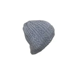 Gajraj Unisex Woollen Self Design Beanie-1