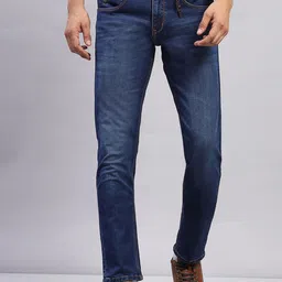 Monte Carlo Men Slim Fit Mid-Rise Light Fade Jeans-24