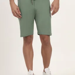 JADE BLUE Men Slim Fit Mid-Rise Shorts-image-49