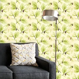 ArtzFolio Printed UV-Resistant Anti-Bacterial Pine Tree Branch Peel & Stick Wallpaper-image-87