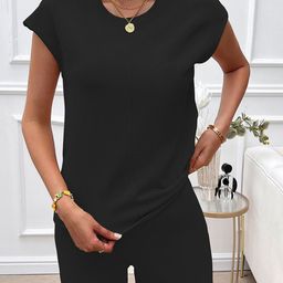 JC Mode Round Neck Top With shorts Co-Ords-picture-26