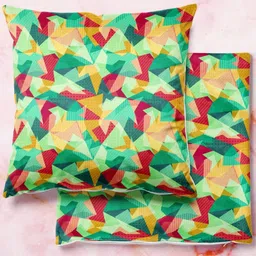 ArtzFolio Multicoloured Set of 2 Square Cushion Covers-image-96