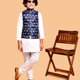 PRINTCULTR Boys Regular Kurta with Churidar image 5