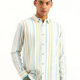 United Colors of Benetton Men Opaque Striped Casual Shirt-image-69