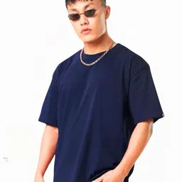 URBANICE Drop-Shoulder Sleeves Round Neck Oversize T-shirt-picture-34