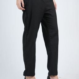 Banana Labs Women Mid Rise Regular Fit Trousers-image-89