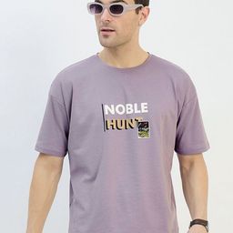 ARRAY Men Printed Drop-Shoulder Sleeves T-shirt-64