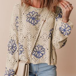 StyleCast Women Self Design Floral Pullover-image-85