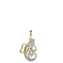 VALANOVA 14K Gold Pendant 1.17gms with Certified Lab Grown Diamond 0.23cts-image-38