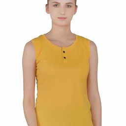 BEYOU FASHION Women Henley Neck Pockets Slim Fit T-shirt-image-19