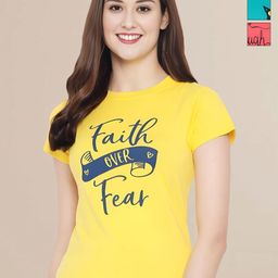 Mast & Harbour Pack Of 3 Typography Printed Cotton T-shirts-image-71