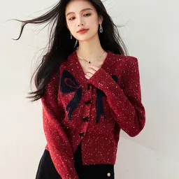 JC Collection Women Cable Knit Cardigan Sweater-picture-17
