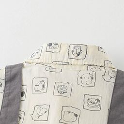 Hopscotch Boys Grey Cotton Casual Puppy Portrait Romper-picture-34