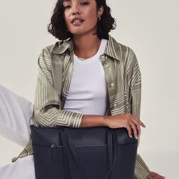 Accessorize PU Structured Handheld Bag with Tasselled image 5