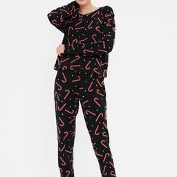 Trendyol Women Printed Pure Cotton Night suit-picture-25