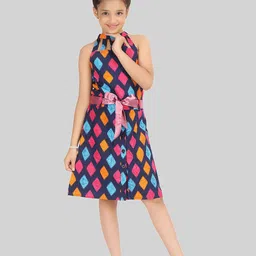 BEING NAUGHTY Print Fit & Flare Dress-picture-8