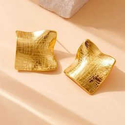 MEENAZ Square Studs Earrings-10