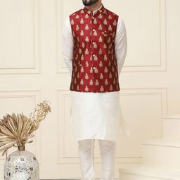 SOJANYA Men Regular Kurta with Churidar-picture-48