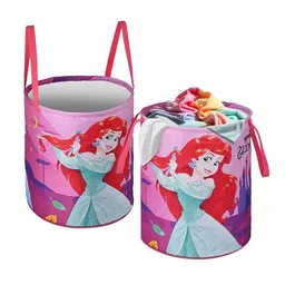 Kuber Industries Pink & Blue 2 Pieces Printed Foldable Laundry Bags 45 l-image-91