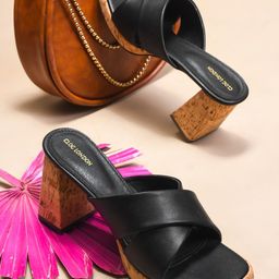 CLOG LONDON Block Heel Sandals-11