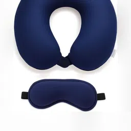 Pum Pum Blue2 Pieces Fibre Filled Polycotton Ultra Soft Travel Pillow-25