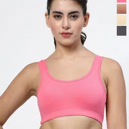 LILY Women Pack of 4 Full Coverage Non-Wired and Non Padded Bra-picture-32
