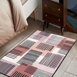 MODEFE White Striped Anti-Skid Nylon Carpet-image-96