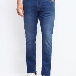 Allen Solly Men Crinkle Relaxed Fit Light Fade Jeans-picture-39