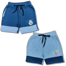 Seyor Boys Pack Of 2 Cotton Colourblocked Mid-Rise Casual Shorts-picture-17