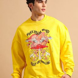SILISOUL Men Printed Sweatshirt-image-70