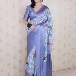 all about you Woven Design Zari Poly Georgette Saree-image-30