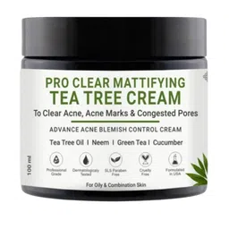 Volamena Pro Clear Green Tea & Tea Tree Face Cream For Acne & Acne Marks - 100 ml-2