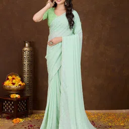 Mitera Poly Georgette Saree-image-12
