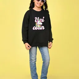 NUSYL Girls Printed Sweatshirt-picture-19
