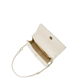 Fastrack Textured PU Structured Sling Bag with Quilted image 3