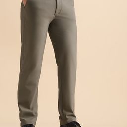 The Souled Store Men Beige Classic Fit Super Pants-picture-6