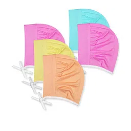 KIDSKA Kids Set Of 5 Solid Beanie-21