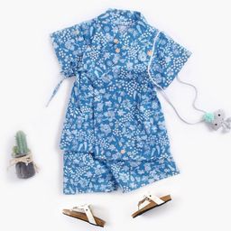 LULU & SKY Girls Printed Shirt with Shorts-image-122