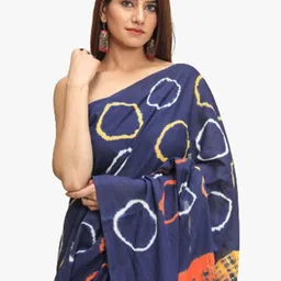 JALTHER Pure Cotton Block Print Saree image 2