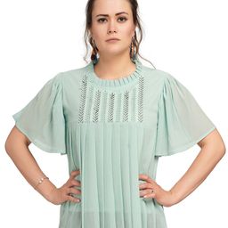 me Queen Women Embroidered Flared Sleeve Top-image-23