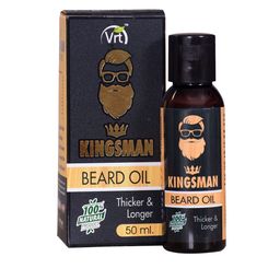 VRT HERBAL Kingsman Beard Oil With Caster & Coconut Oil - 50 ml-37