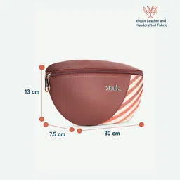 ZOUK Freya Fanny Pack Qutub Stripes Waist Pouch image 2